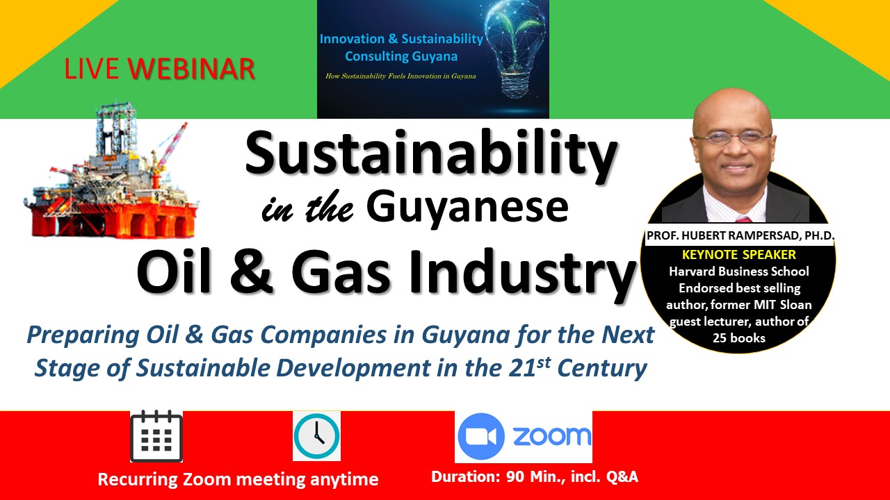 oil gas sustainability guyana